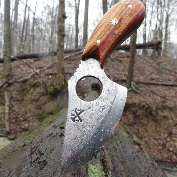 Finger Hole Skinning Knife